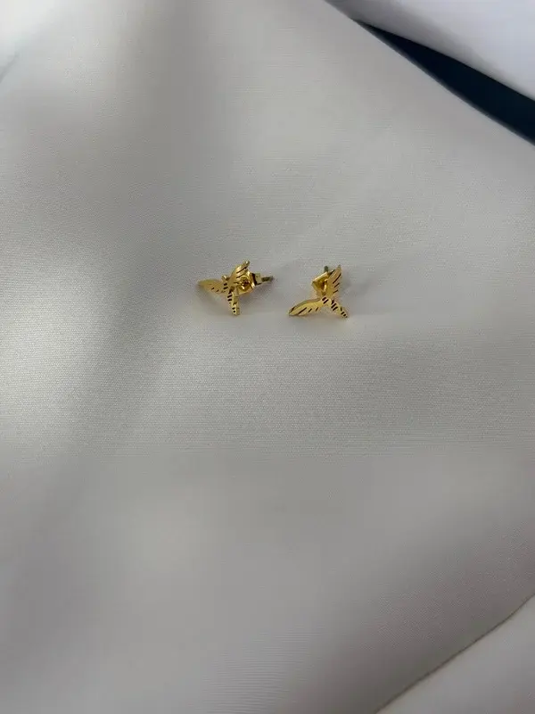 Colibrí — Botón en forma de colibrí.
